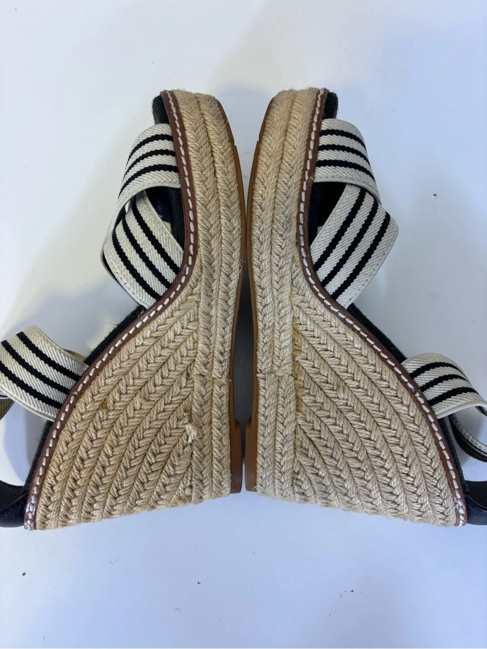 Tory Burch striped ankle